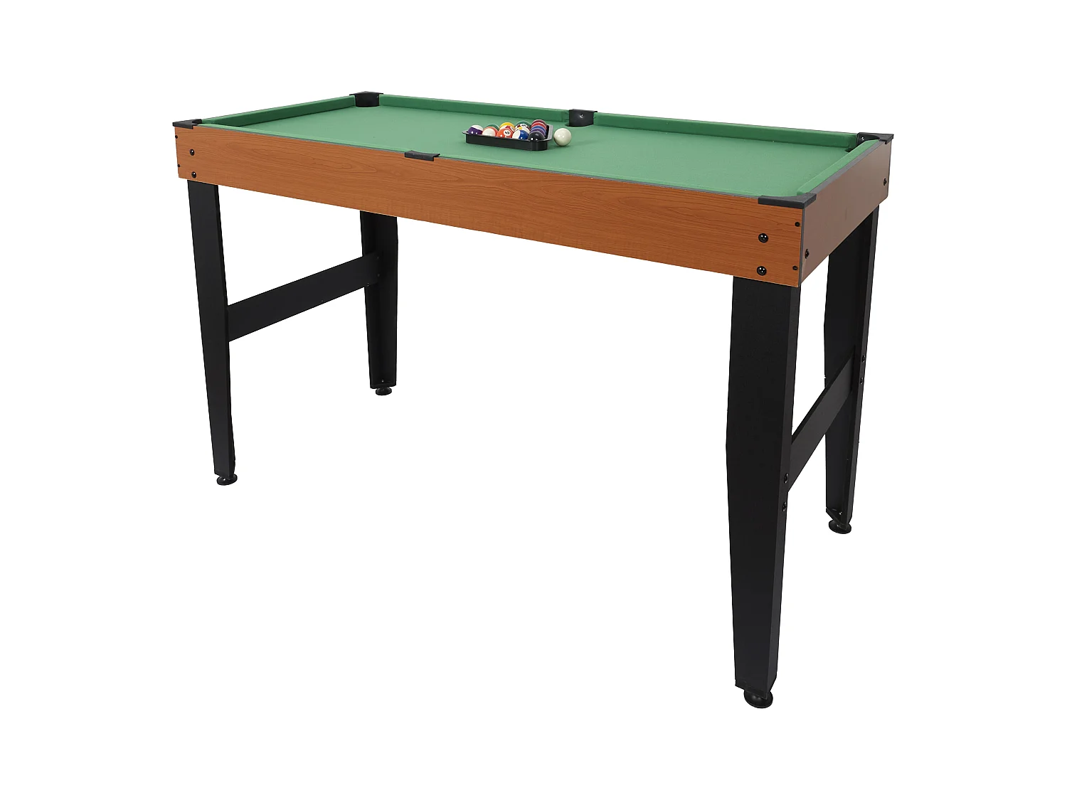 Table De Billard Marron, Noir, Vert