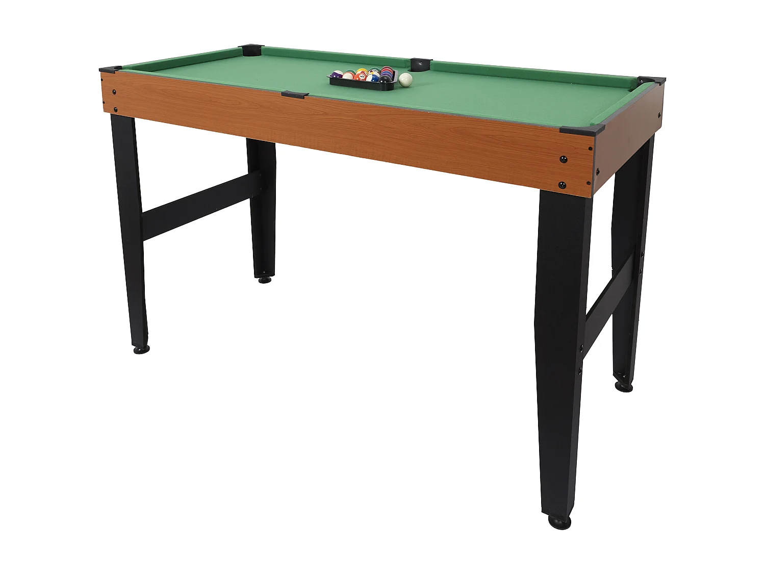 Table De Billard Marron, Noir, Vert