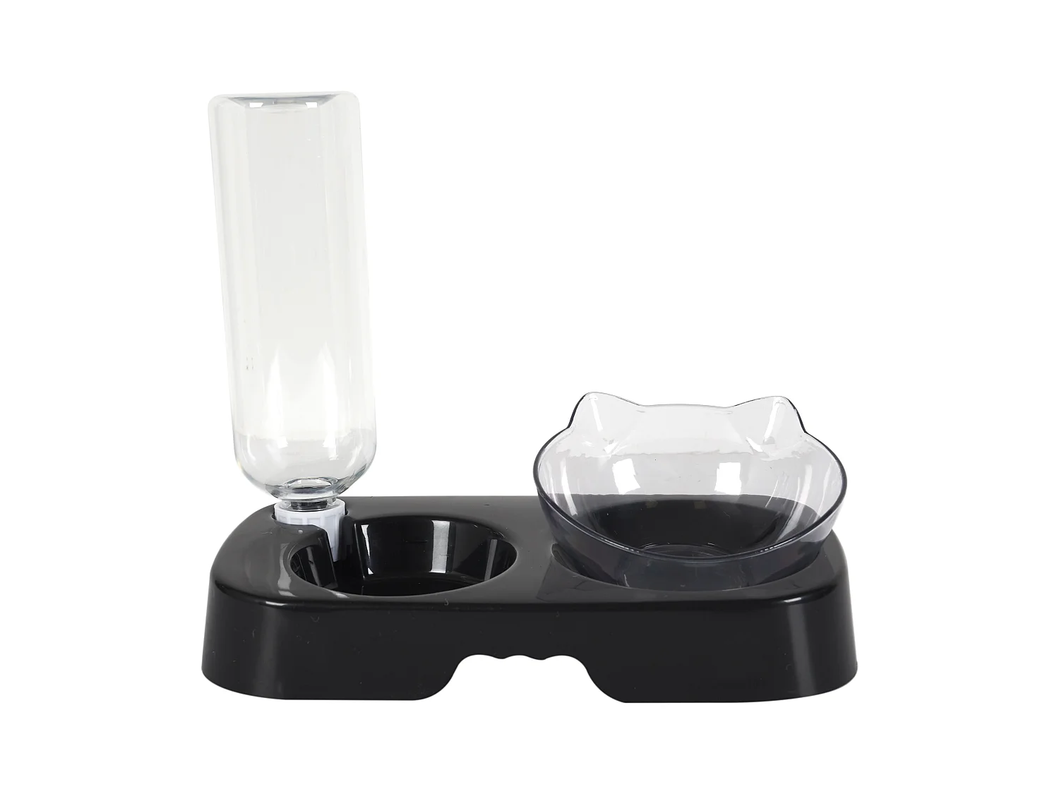 Gamelle Et Distributeur Eau Pour Animaux Noir