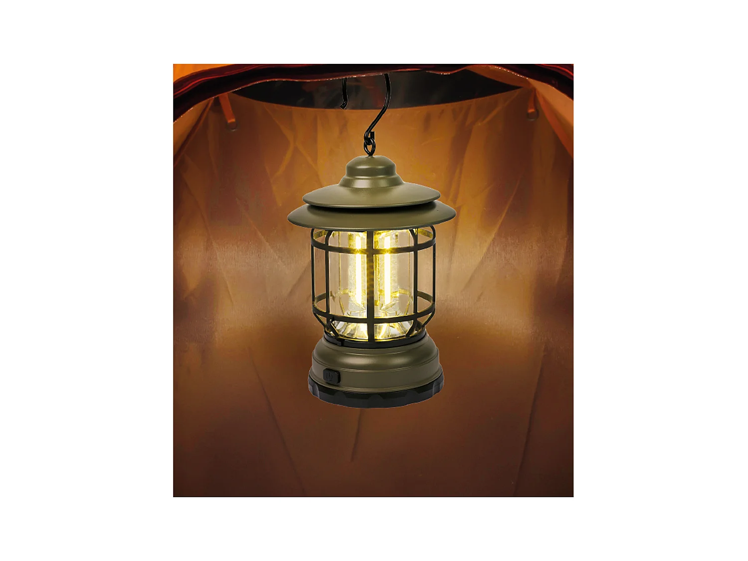 Lampe Led Cob Style Tempete Vert