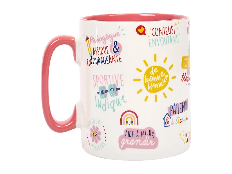 Mug Xxl Merci Maitresse 70cl Multicolore
