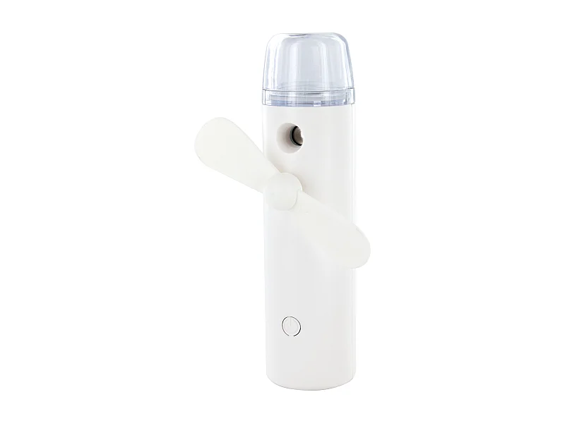 Ventilateur Brumisateur De Poche Rechargeable Blanc