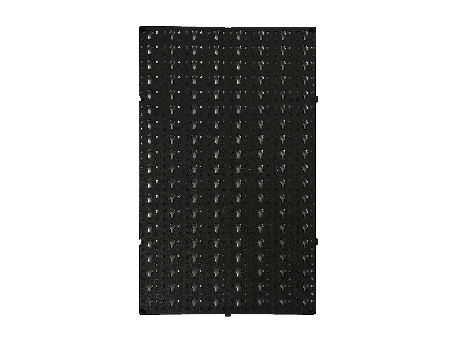 Panneau Mural Rangement Outils 12 Accroches M12 Noir en Plastique