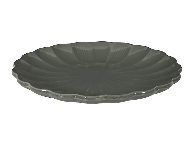 Assiette Calista Gris 27cm Gris