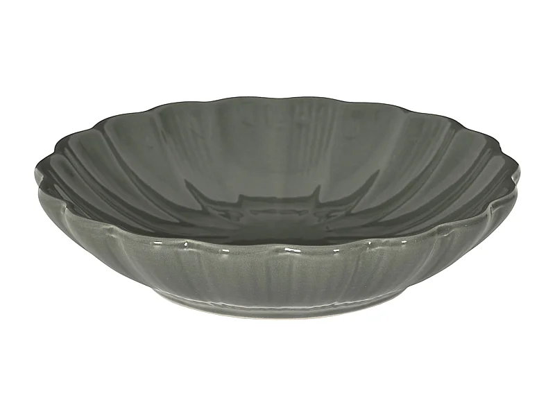 Assiette Creuse Calista Gris D20cm Gris