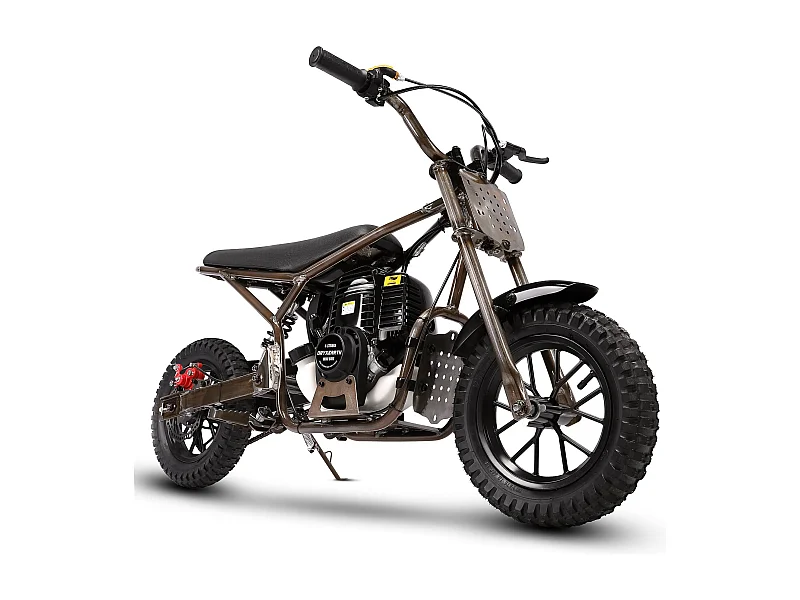 Mini kindermotorfiets Oryxearth 37,7CC in door de strijd beschadigde stijl - 114×56,5×77 cm