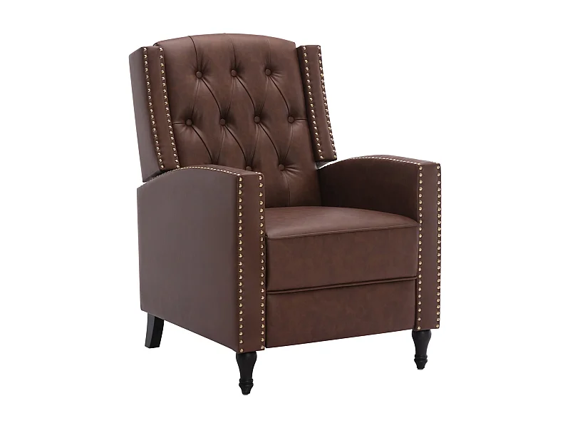 Sillón Reclinable Ergonómico – Confort Supremo para Sala y Relajación en Marrón