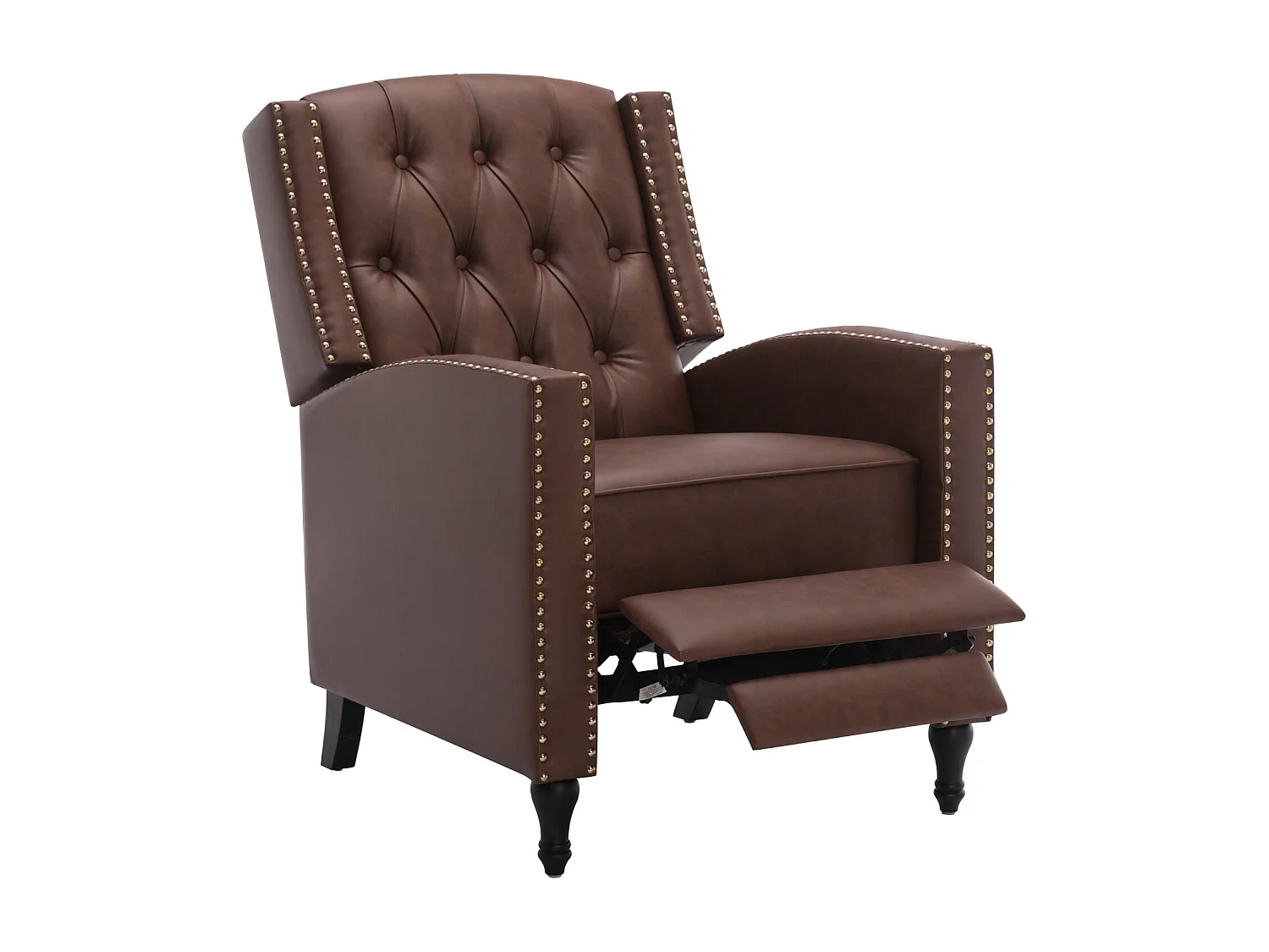 Sillón Reclinable Ergonómico – Confort Supremo para Sala y Relajación en Marrón