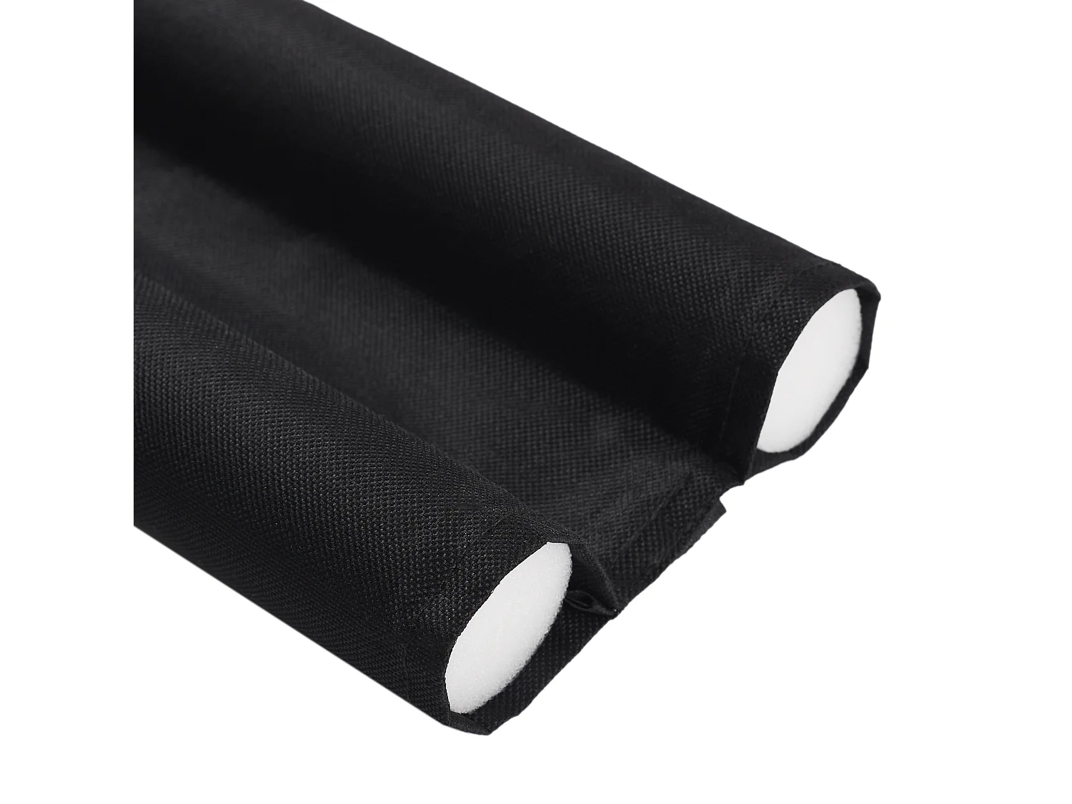 Boudin de Porte Découpable Déhoussable Lavable M24 Noir 90cm