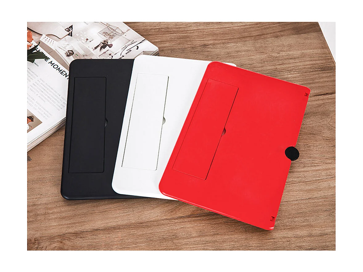 Lupa de pantalla para celular de 12 pulgadas - Lupa de pantalla plegable para todos los teléfonos inteligentes - Regalo - Rojo