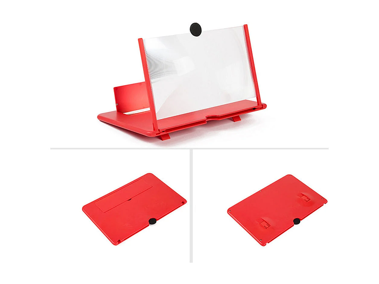 Lupa amplificadora de pantalla para celulares 12 pulgadas - Plegable universal para smartphones - Ideal para regalo - Color negro