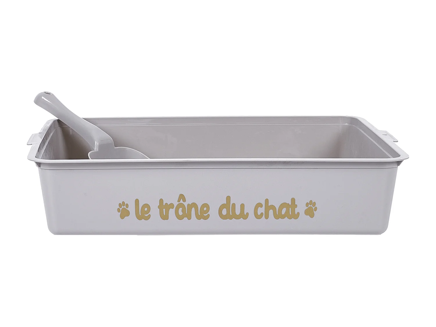 Litiere Avec Pelle Gris