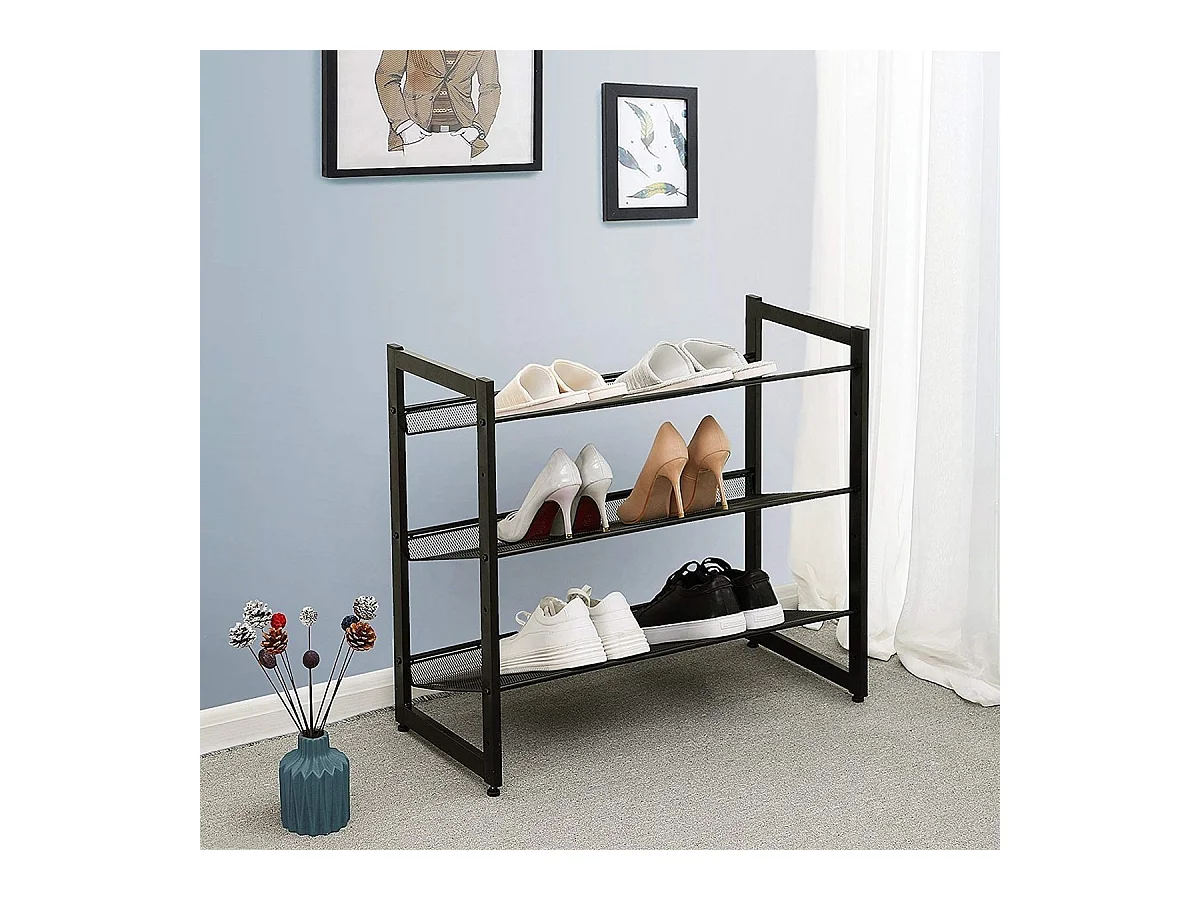 Bobbel Home - 3 Laags Schoenenrek - 12 Paar Schoenen