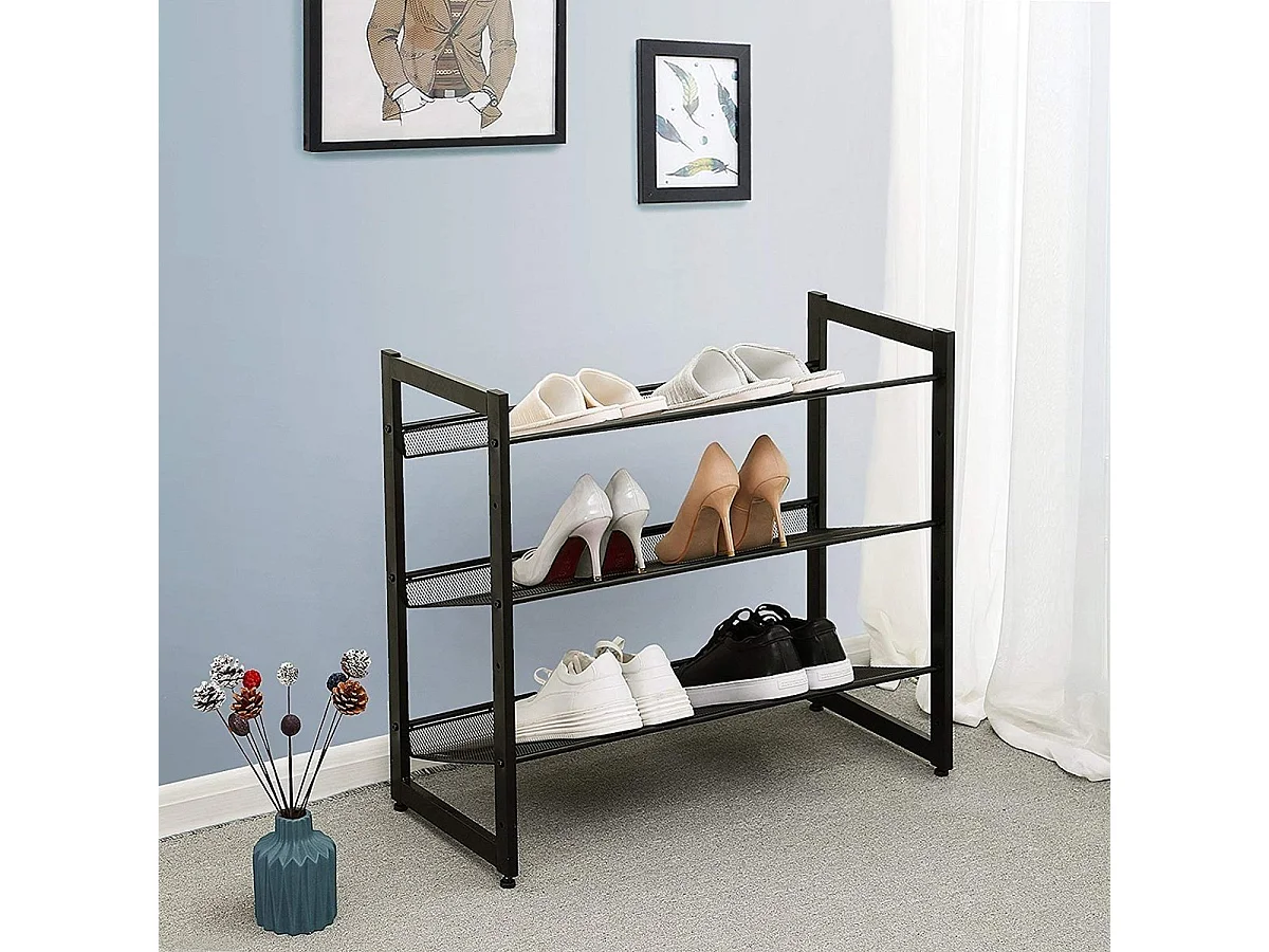 Bobbel Home - 3 Laags Schoenenrek - 12 Paar Schoenen
