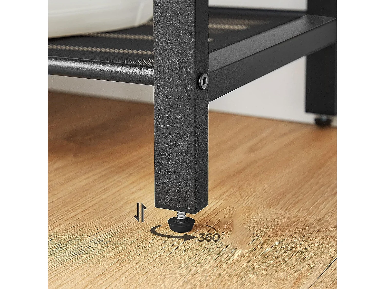 Bobbel Home - Schoenenrek - Metaal - Donkerbruin - 100x30x92,5 cm