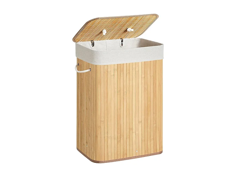 Bamboe Wasmand - Opvouwbare Opbergmand - 72 Liter - 40 x 30 x 60 cm