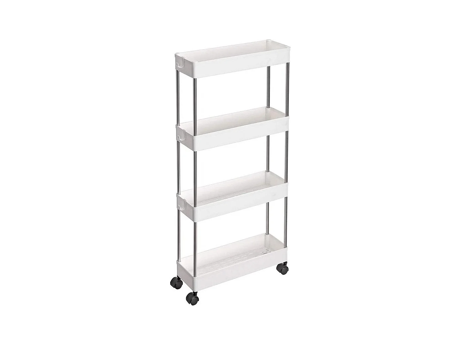 Keuken trolley met 4 etages - Wit