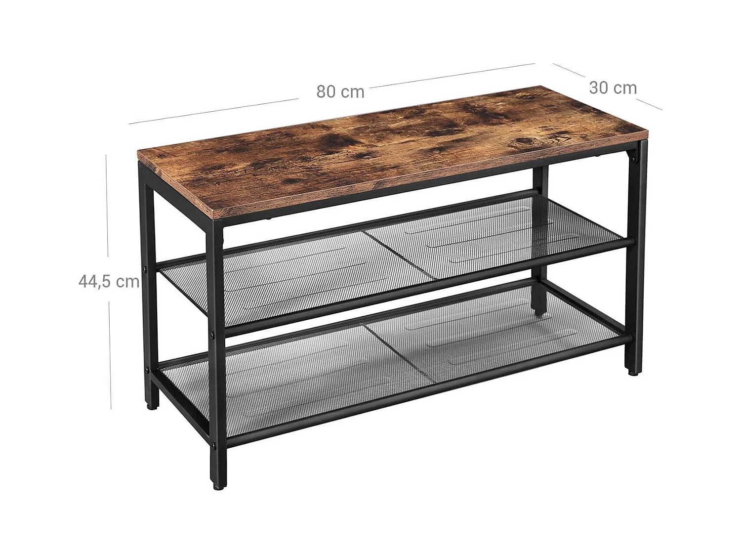 Bobbel Home Schoenenkast Met Zitje - 80 x 30 x 44.5 cm