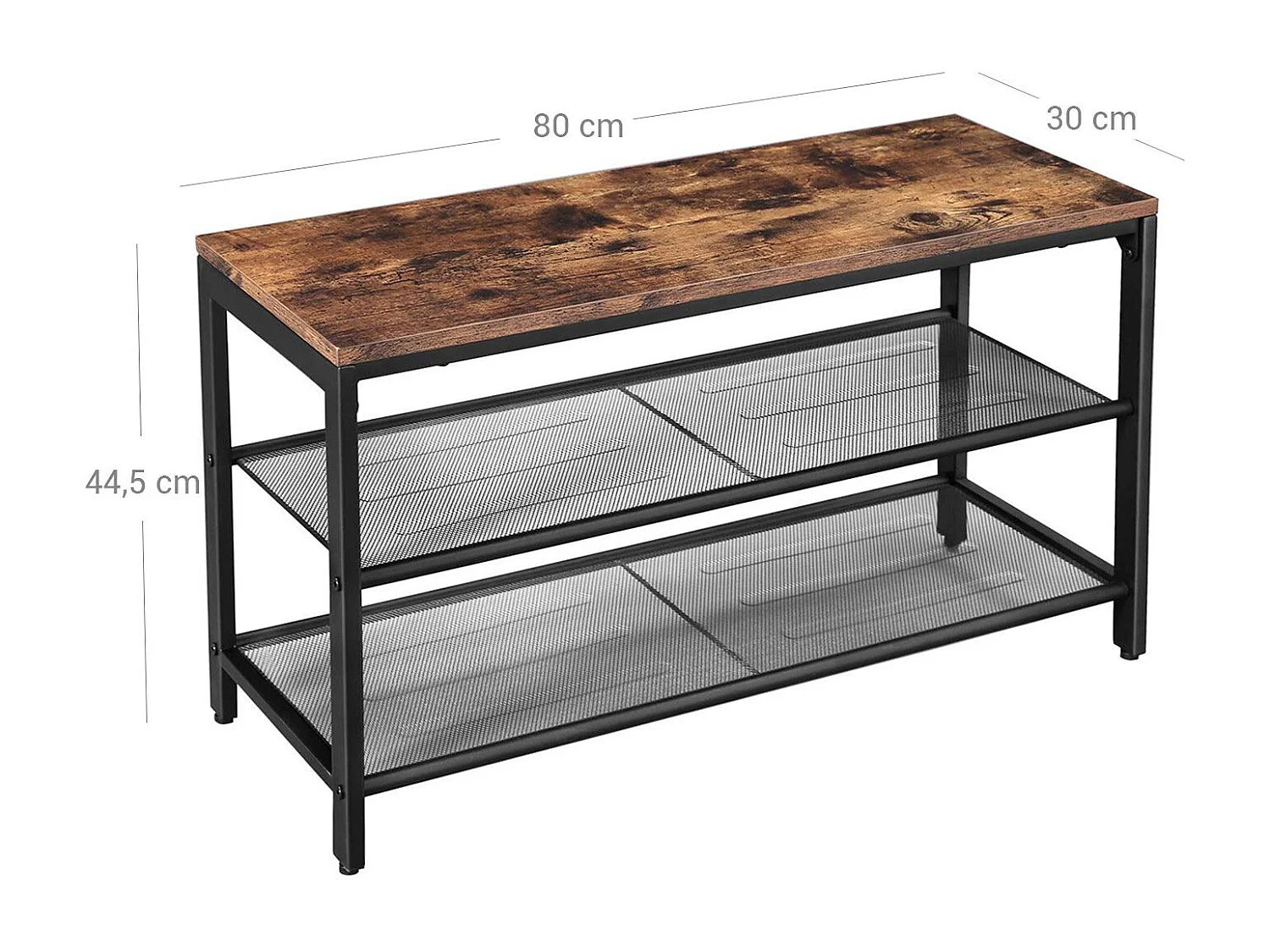 Bobbel Home Schoenenkast Met Zitje - 80 x 30 x 44.5 cm