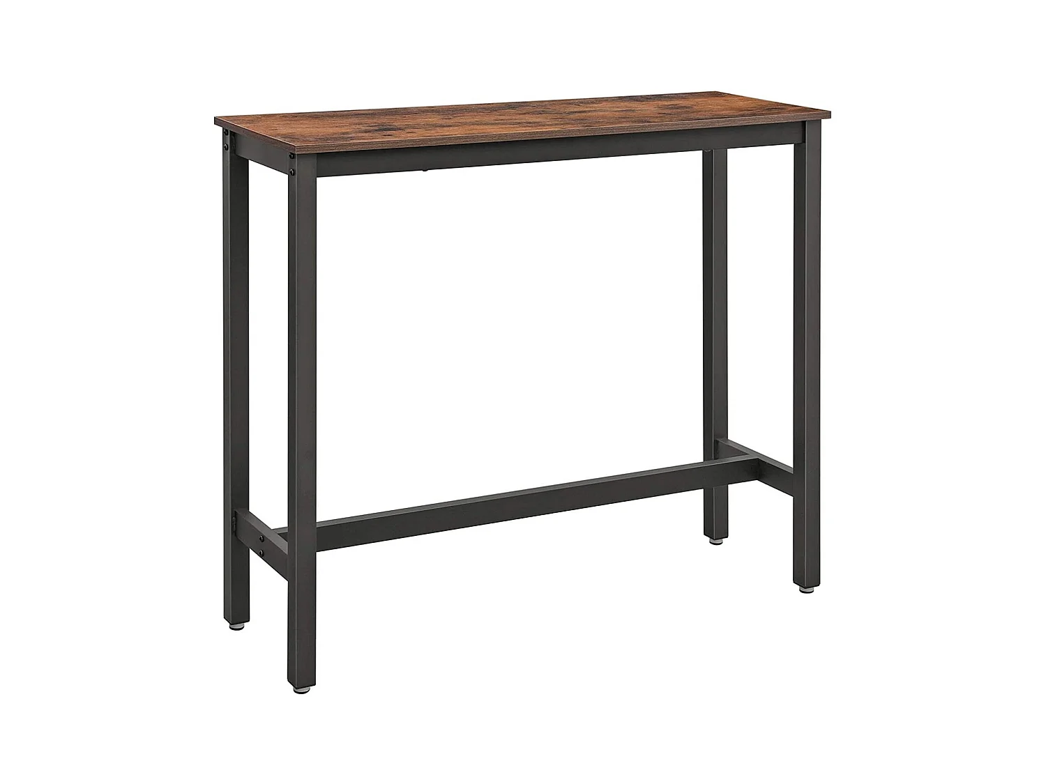 Bobbel Home - Bartafel - Metalen frame - Vintage - Donkerbruin