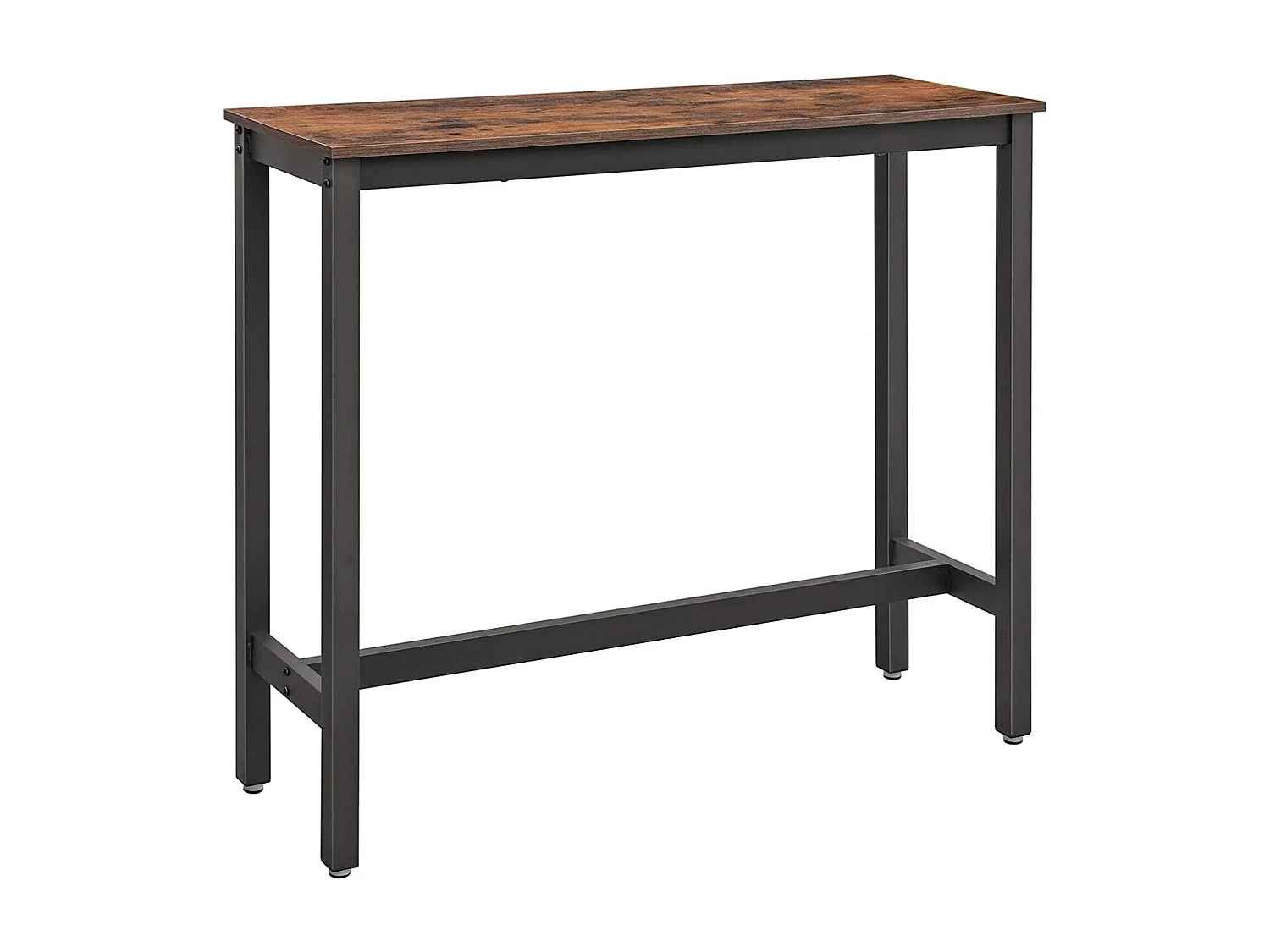 Bobbel Home - Bartafel - Metalen frame - Vintage - Donkerbruin