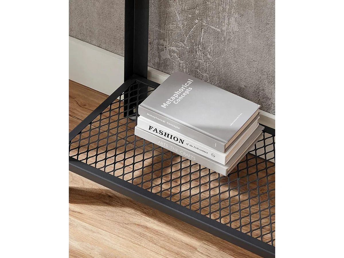 Wandtafel - Industrieel bijzettafel - 101,5x80x35 - Bruin