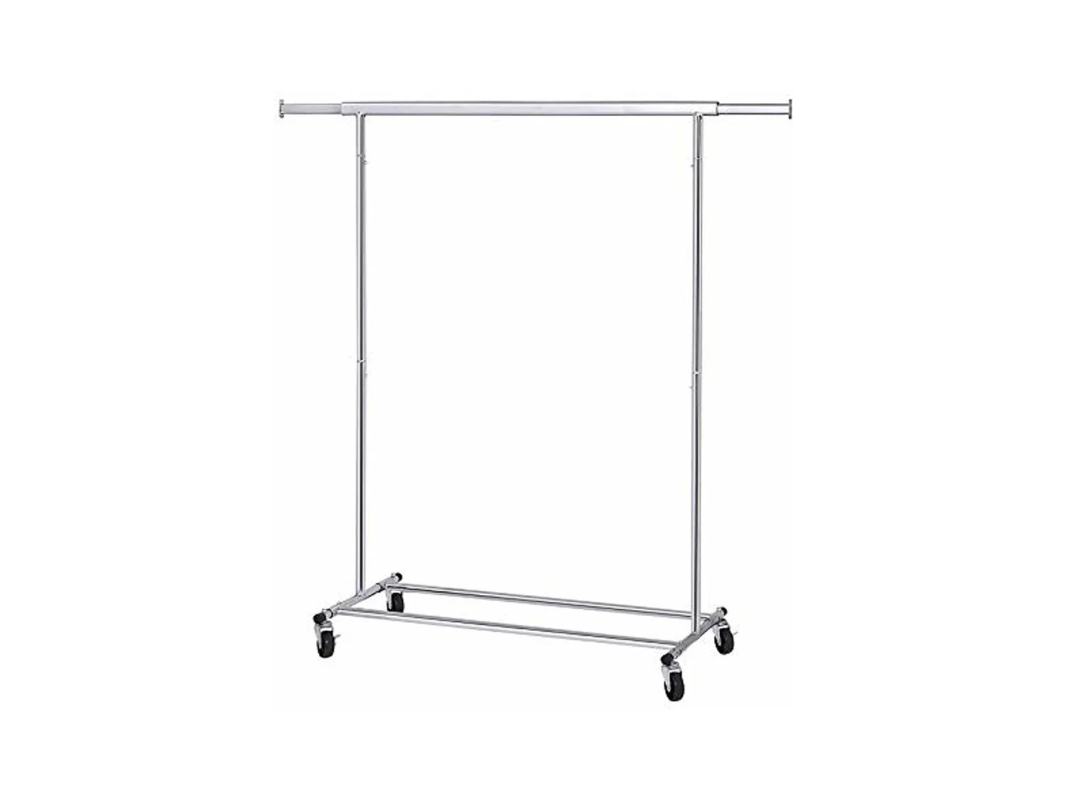 Kledingrek Bobbel Home - Verchroomd met Uitschuifbare Stang - 150 kg Laadvermogen