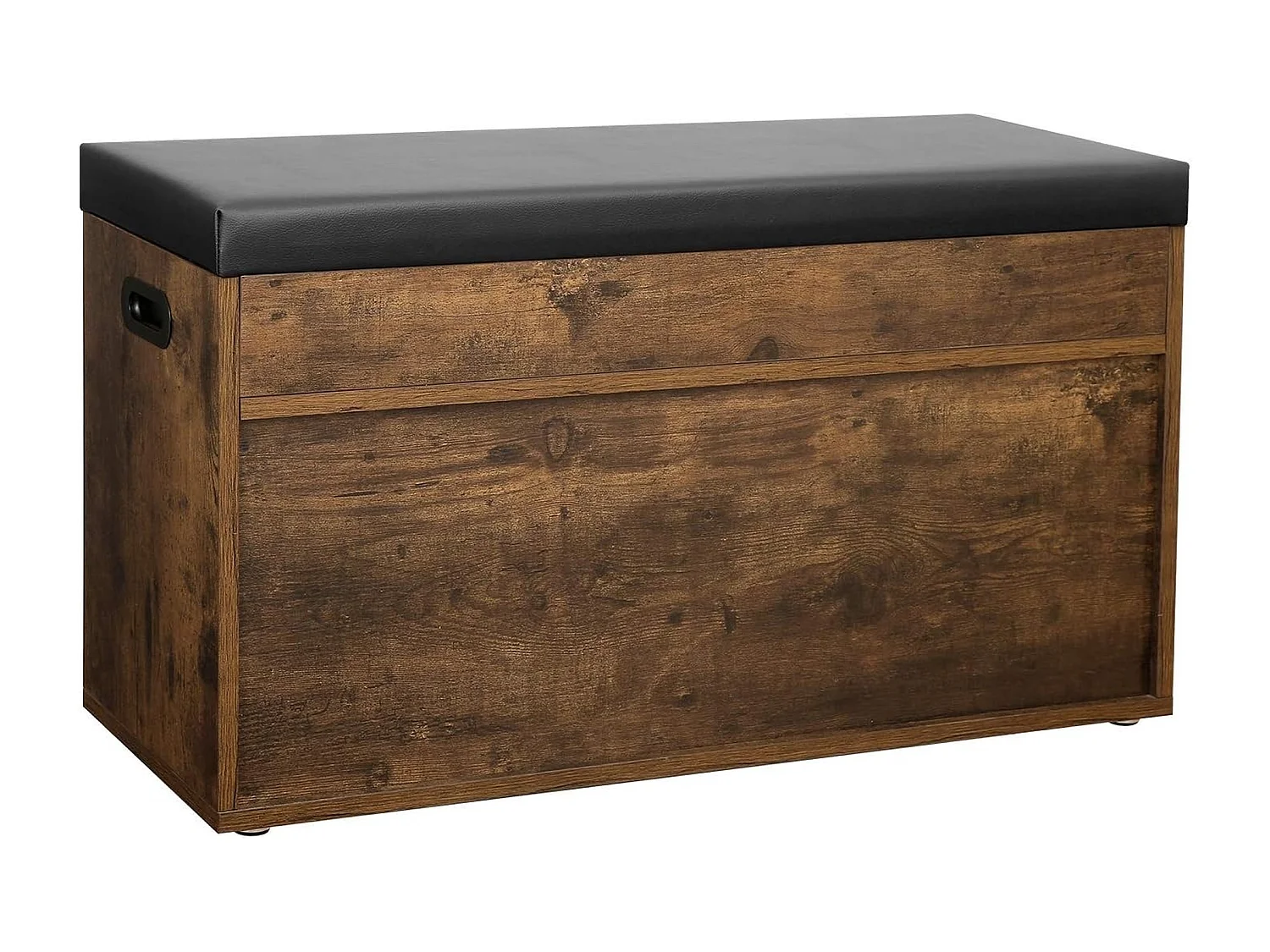 Vintage Schoenenbank – Schoenenkast – Schoenenrek – Schoenenbank Met Zitkussen – Zwart/Bruin