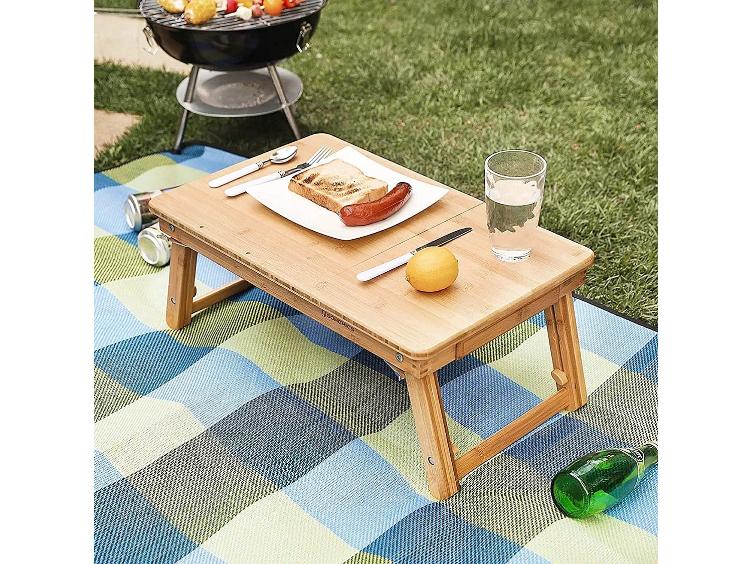 Parya Home - Houten Laptoptafel - Bamboe - Bruin