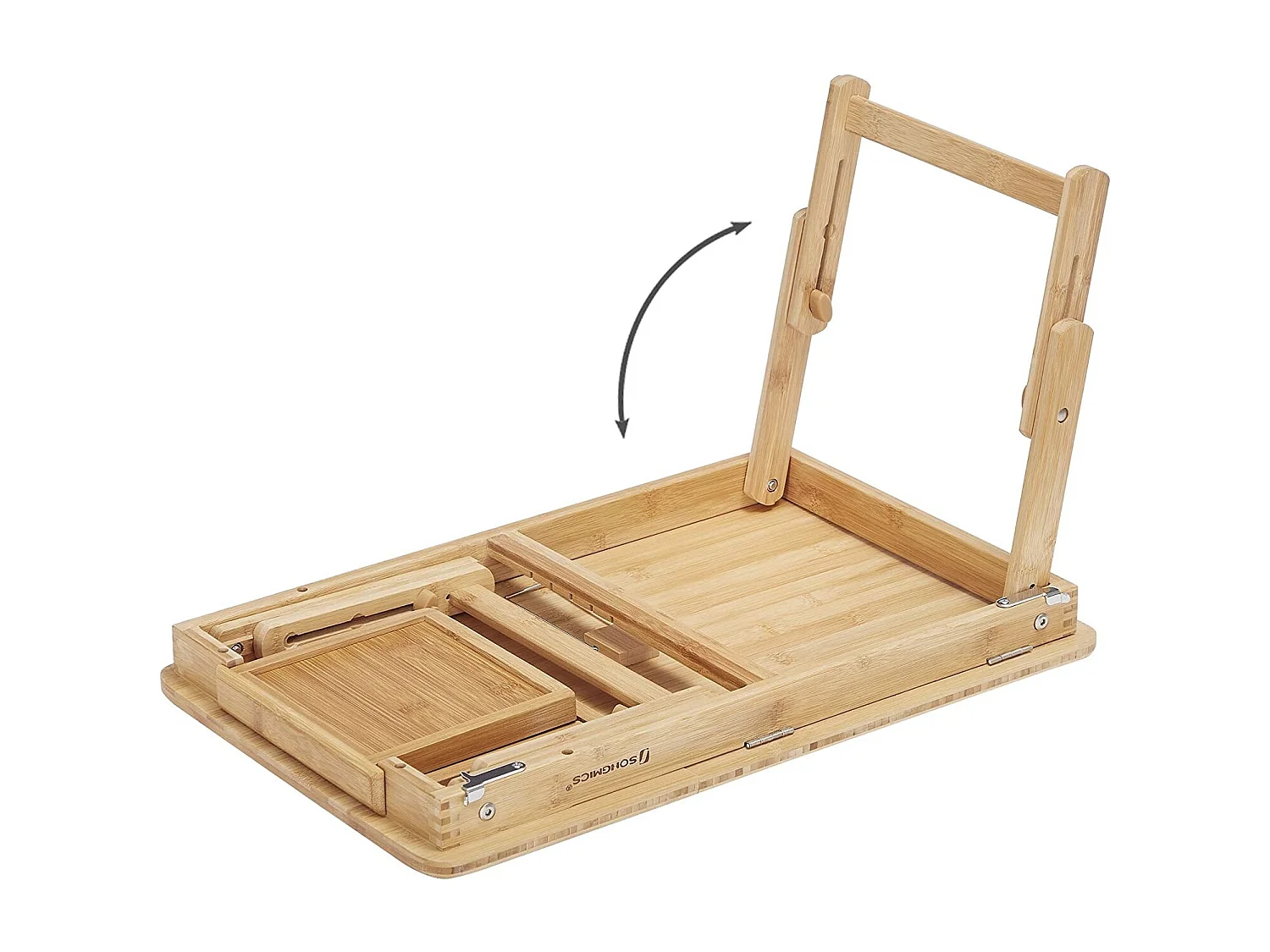 Parya Home - Houten Laptoptafel - Bamboe - Bruin