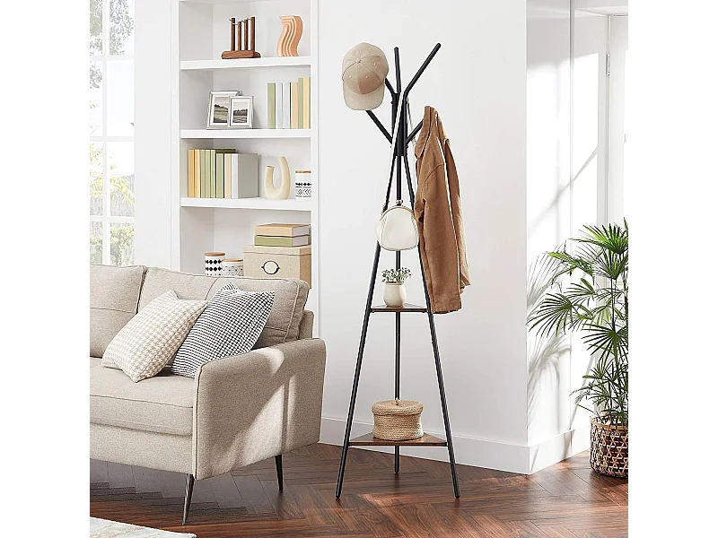 Bobbel Home - Garderobestandaard - Vintage - Bruin