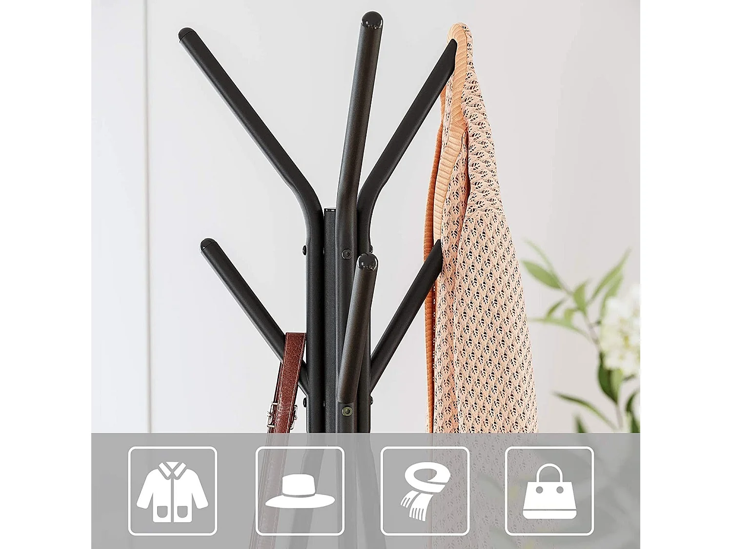 Bobbel Home - Garderobestandaard - Vintage - Bruin