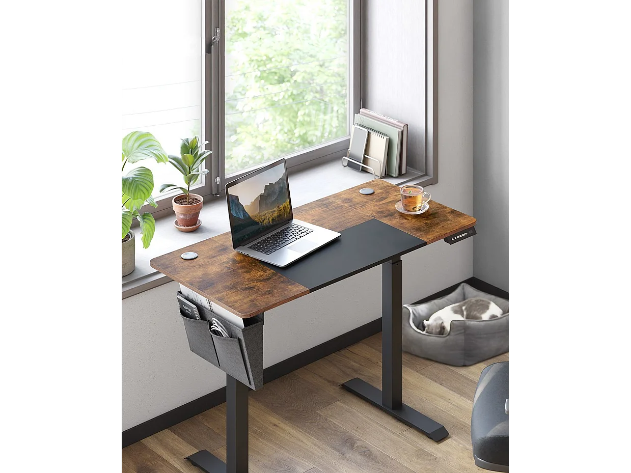 Parya Home Elektrisch Verstelbaar Bureau 120 x 60 cm – Hoogte Verstelbaar met Geheugenfunctie