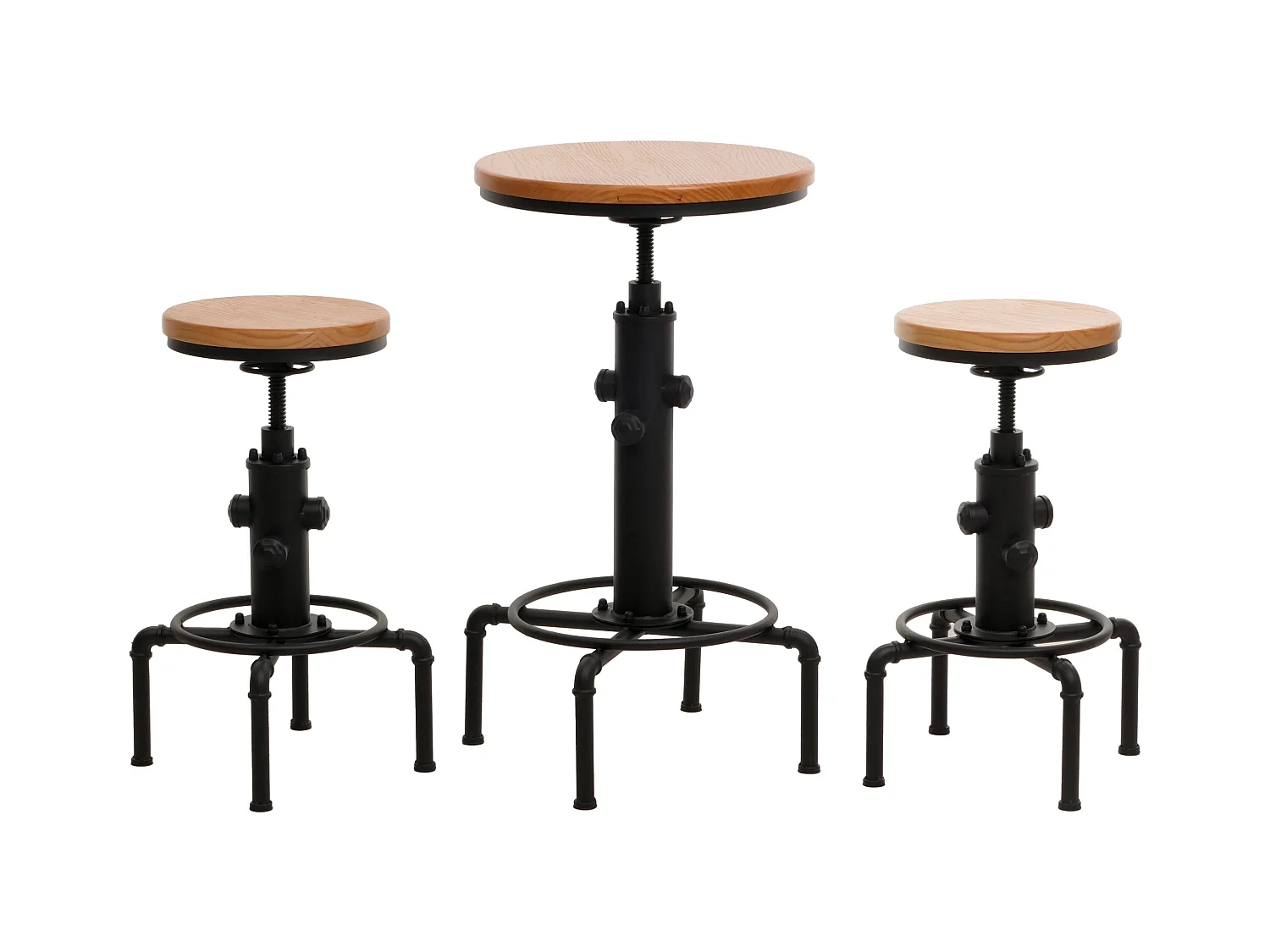 2x tabourets de bar marron 34 x 34 x 61 cm 04_0006775
