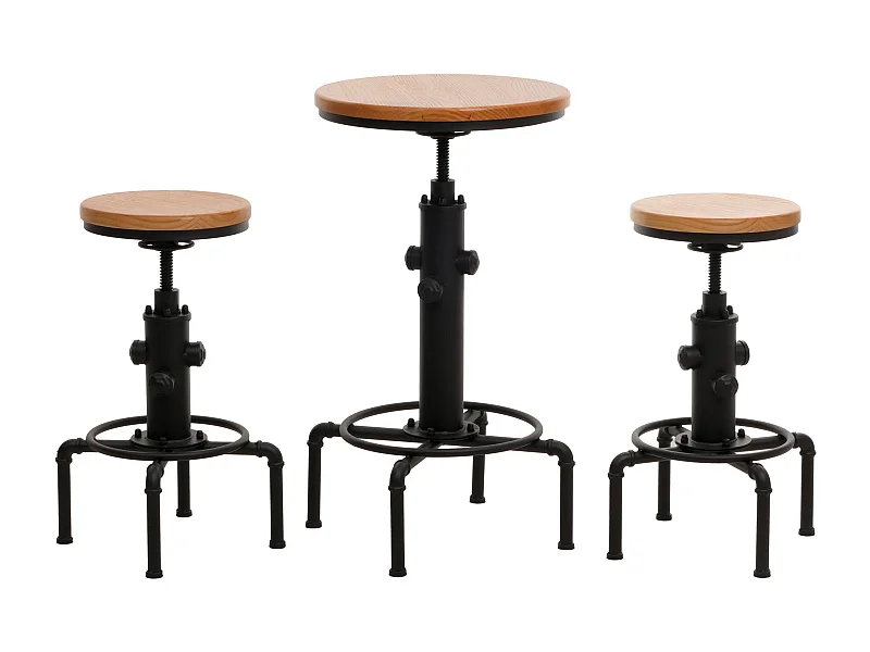 2x tabourets de bar marron 34 x 34 x 61 cm 04_0006775