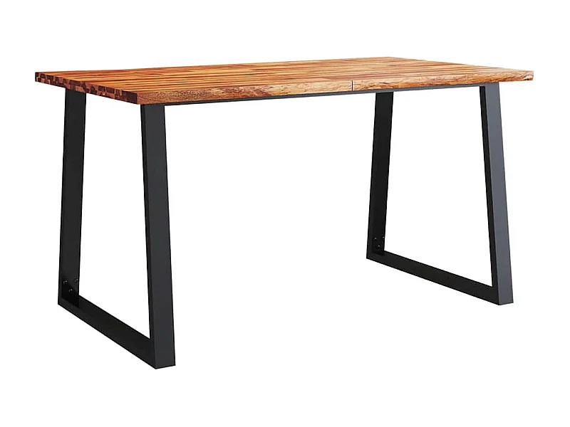 Table de salle à marron 140 x 80 x 75 cm DEC036714