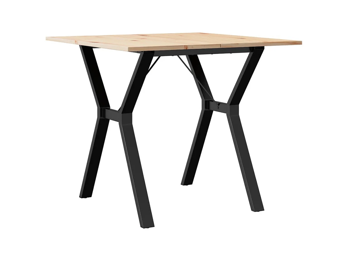 Table de salle à marron 80 x 80 x 75 cm DEC036840