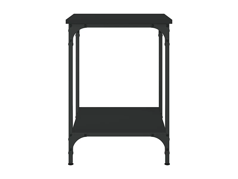 Table de chevet table métal marron 40 x 40 x 55 cm DEC039645