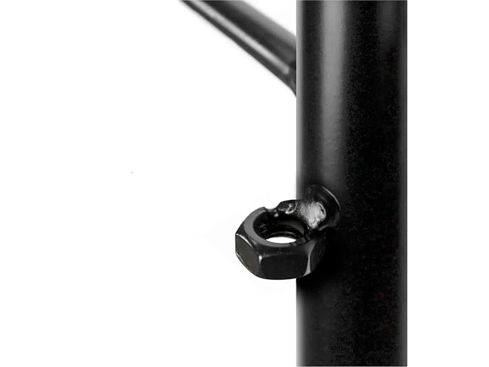 Cabecero de cama juvenil de 120x96x4 cm de forja hierro de diseño cásico en negro Yorker