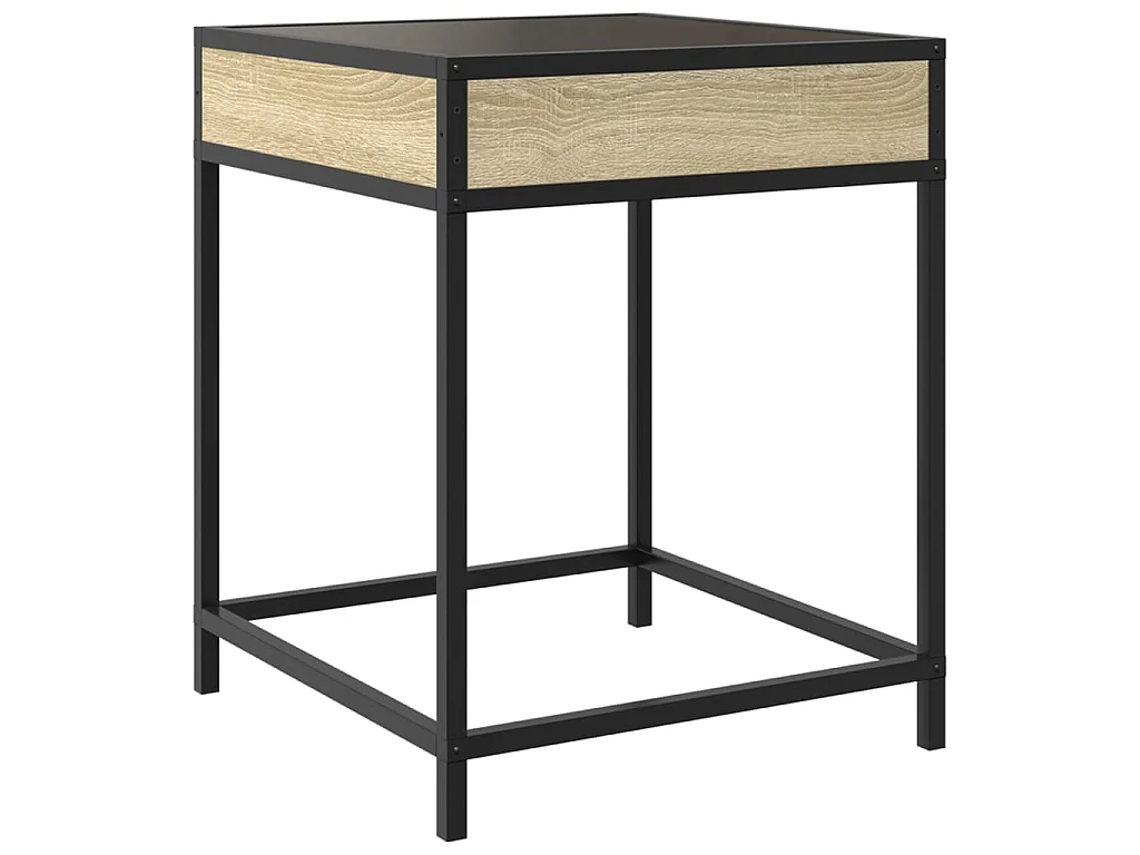 Table de chevet design métal 40 x 40 x 51 cm DEC037560