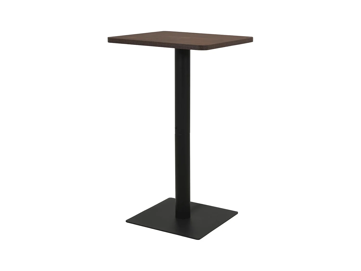 Table d'appoint auxiliaire table marron 70 x 70 x 107 cm DEC036547