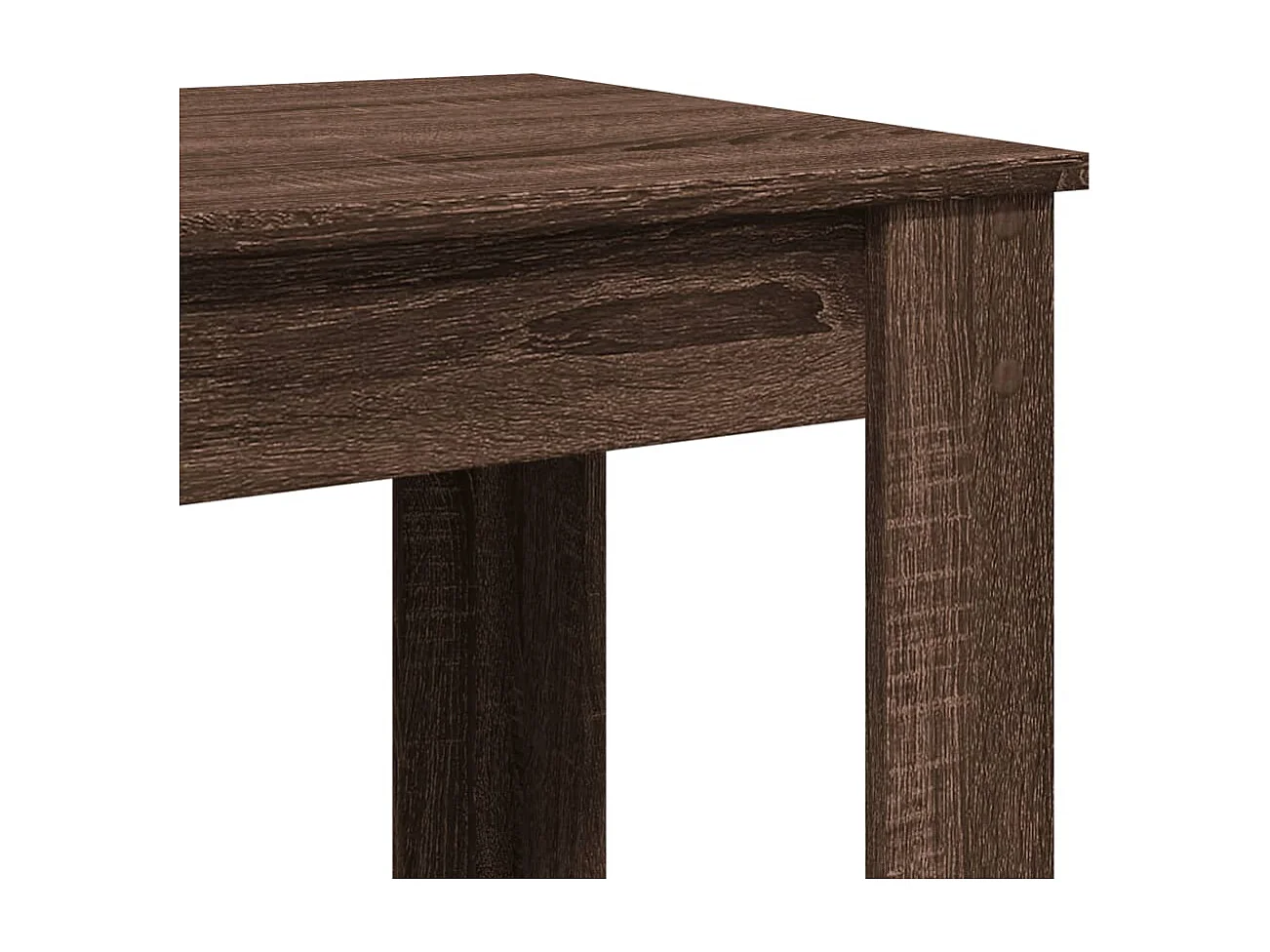 Table d’appoint multifonction 51 bois marron 51 x 50 x 103.5 cm DEC036437