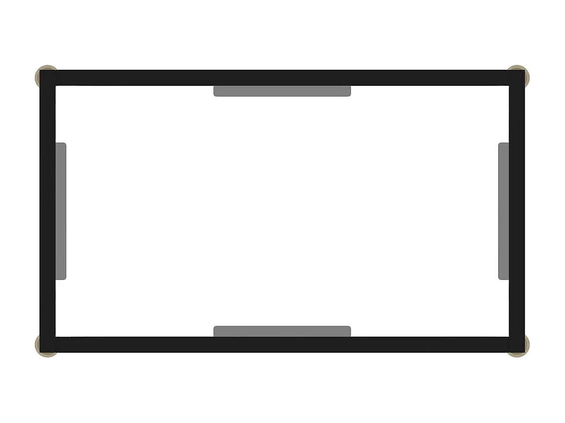 Table console meuble d'appoint 60 x 35 x 75 cm DEC032276