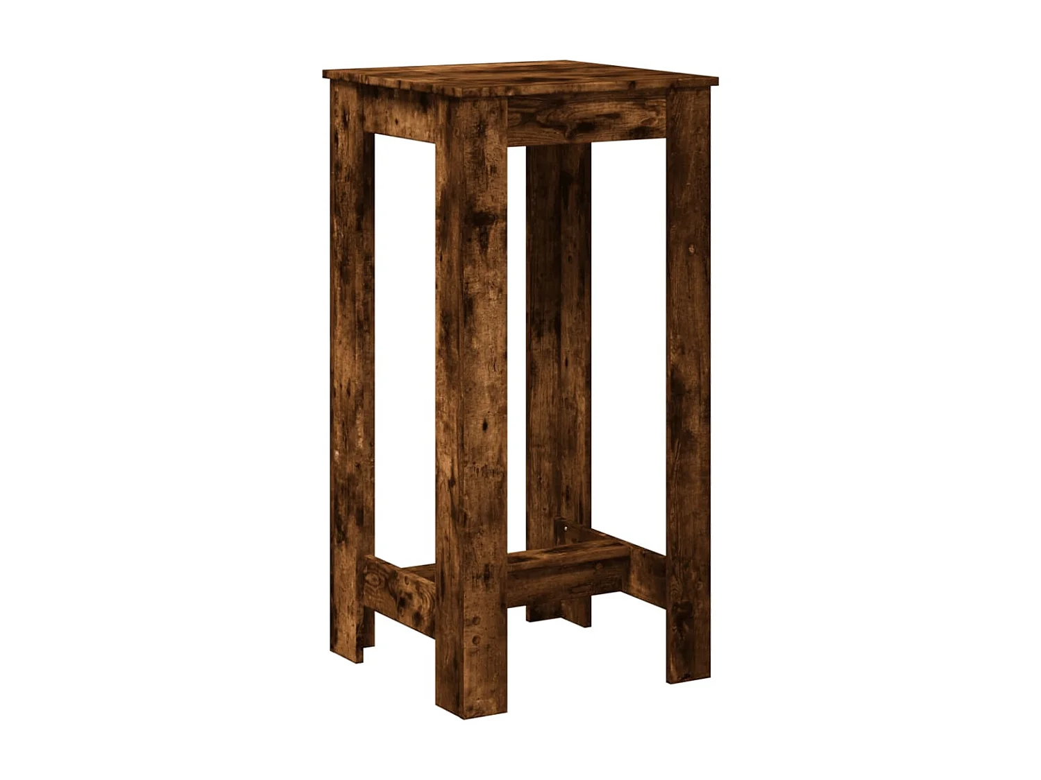 Table d’appoint multifonction 51 bois marron 51 x 50 x 103.5 cm DEC036432