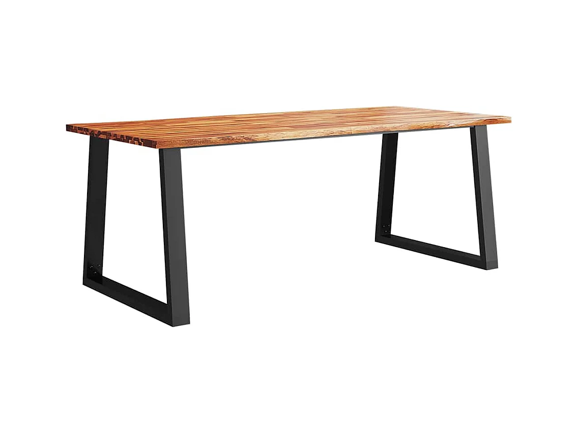 Table de salle à marron 200 x 90 x 75 cm DEC036744