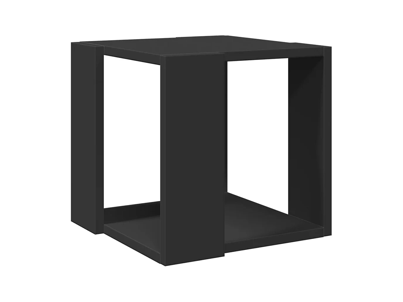 Table de chevet table bois marron 32 x 32 x 30 cm DEC039636