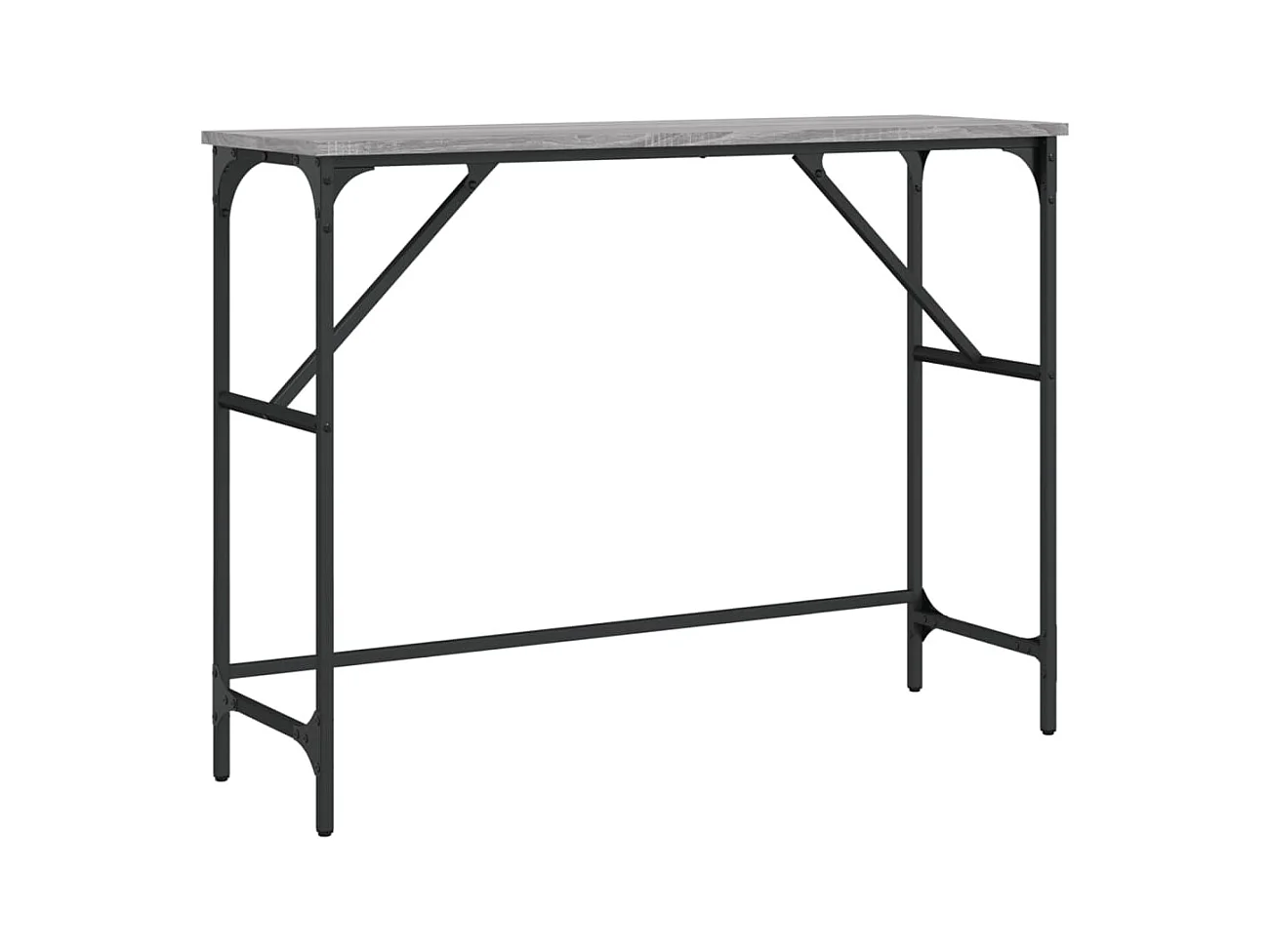 Table console 100 x métal marron 100 x 32 x 75 cm DEC032194