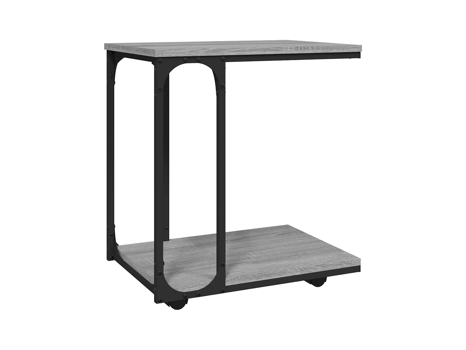 Table d'appoint bout de marron 50 x 35 x 55.5 cm DEC032553