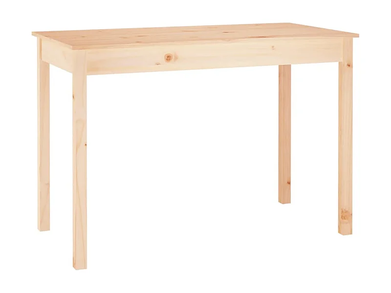 Table de salle à bois beige 110 x 55 x 75 cm DEC036690