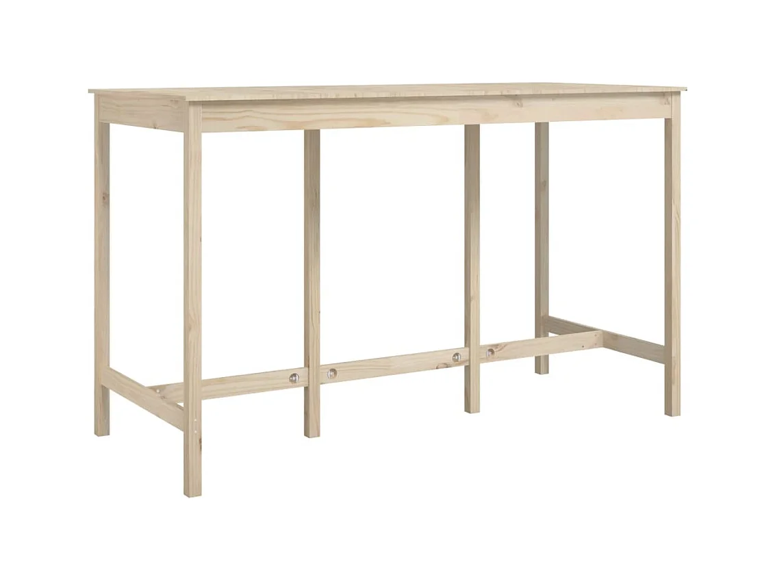 Table d’appoint multifonction 180 bois marron 180 x 80 x 110 cm DEC036317